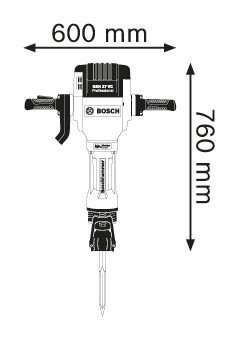 Martelete Demolidor 30Kg 